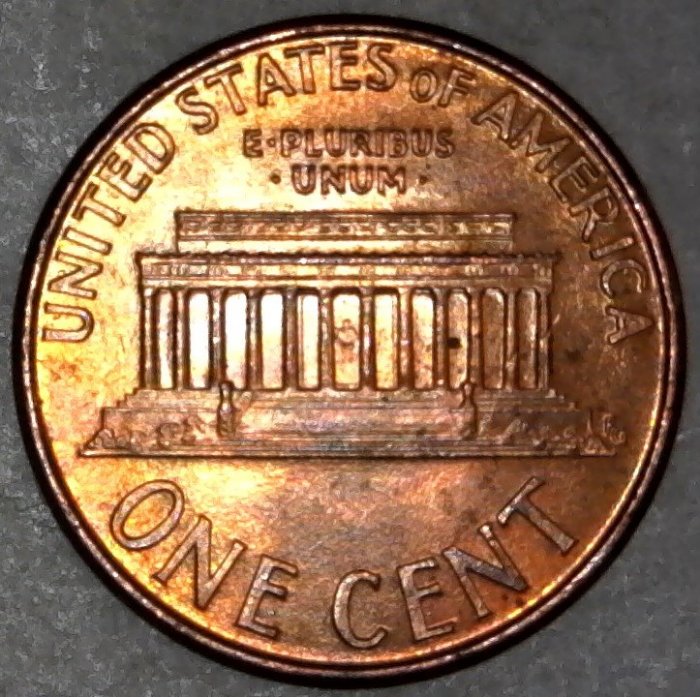 2001-P-Lincoln-Memorial-Cent-With-Column-Bar-DDR-To-The-Right